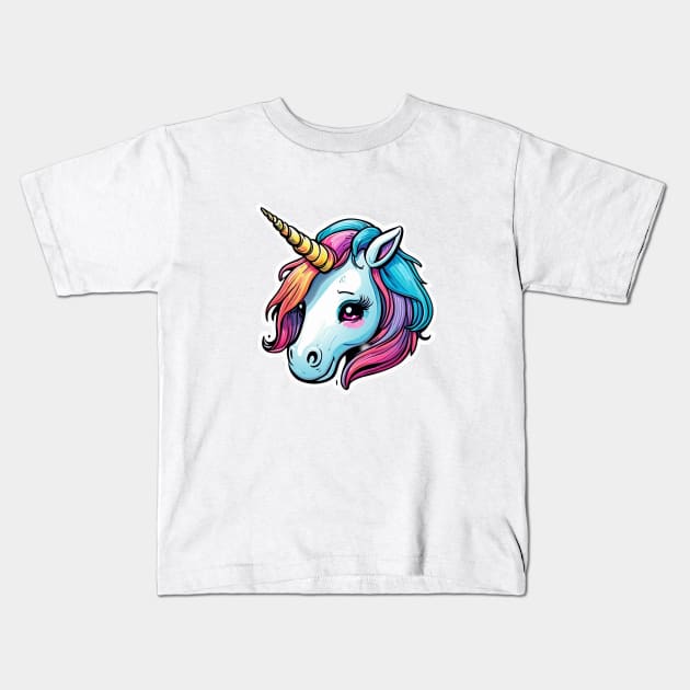 Unicorn Lover Kids T-Shirt by osmansargin